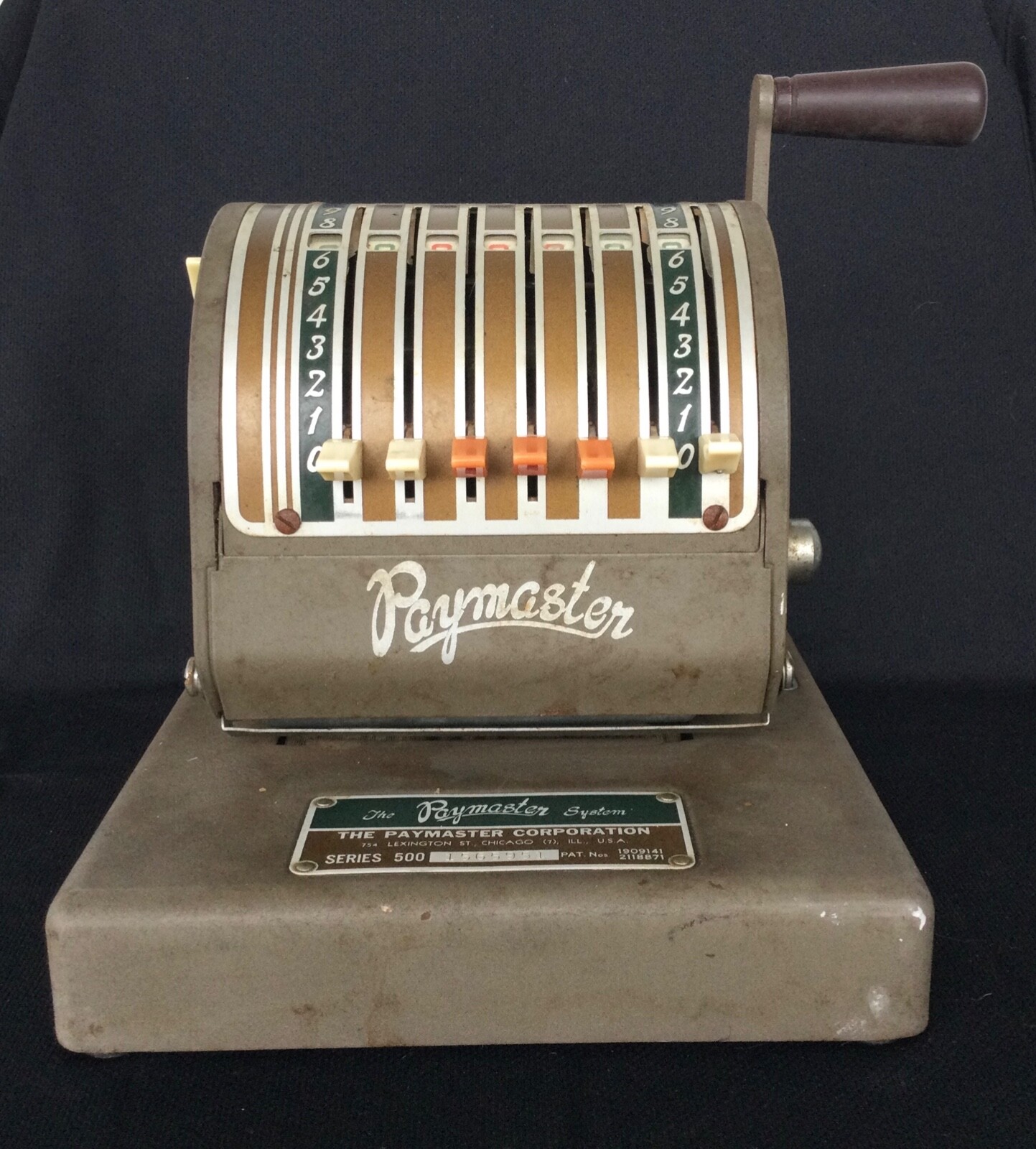 Antique Vintage Paymaster Check Embossing Machine Office Business Series 500 eBay