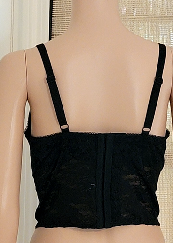 NWT Victoria's Secret Balconette Black Lace Corset Size L - Picture 5 of 11