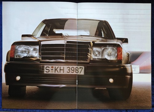 Mercedes Prospekt 500E W124 "FEUER UND SEIDE" - 7.1991 Großformat - Bild 5 von 8