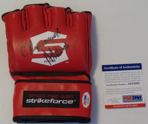 ANDREI ARLOVSKI SERGEI KHARITONOV SIGNED AUTO'D PSA/DNA COA STRIKEFORCE GLOVE - 第 1/2 張圖片