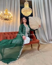 SALE New Moroccan Dubai Kaftans Farasha Abaya Dress Very Fancy Long Gown SE 1191