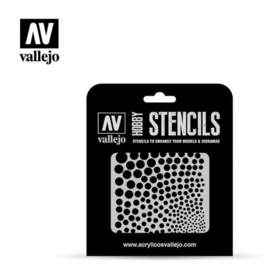 AV Vallejo Schablonen - Circle Textures ST-SF002