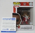 Funko Pop! WWE NXT Montez Ford #95 Signed Autograph COA ACOA