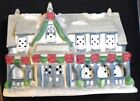 Vintage Partylite Candle Shop Christmas Village Retired Tea Light Holder Ceramic