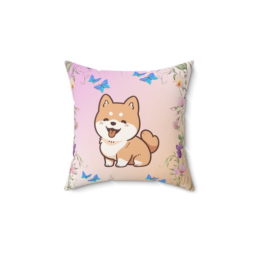 Shiba Inu Floral Dekokissen - Bild 7 von 10