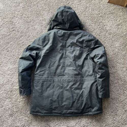L.L. Bean Baxter State Winter Parka Jacket Men's Size XXL Gray Zip Goose Down - Picture 2 of 18