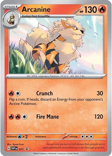 Arcanine 011 Sv: Scarlet & Violet Promo Cards