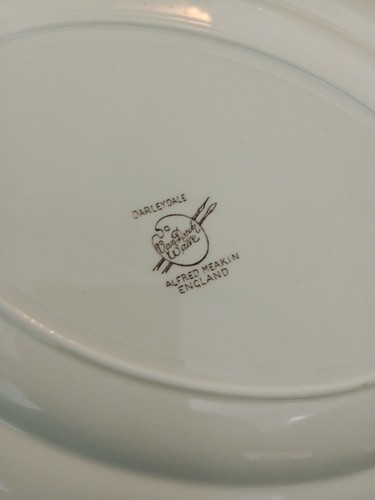 3 x Alfred Meakin Darleydale Van Dyke Ware Graduated Serving Plates RARE 1930s? - Picture 6 of 6