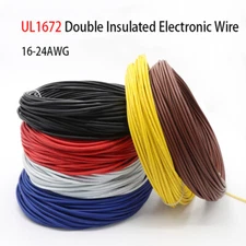 UL1672 PVC Double Layer Insulated Tinned Cable Electronic Wire 16/18/20/22/24AWG