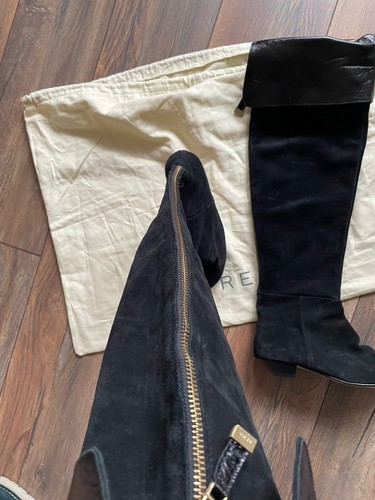 REISS Ladies thigh High Boots - black suede / Leather - Size 4 - RRP £300 - Picture 12 of 24