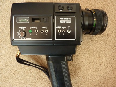 Chinon 806 SM Direct Sound Super 8 Camera W/ Case [AS-IS] | eBay