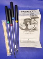 Casa Moda CASAMODA S'MORES and Fondue - REPLACEMENTS - 4 Forks & 4 Apple Sticks