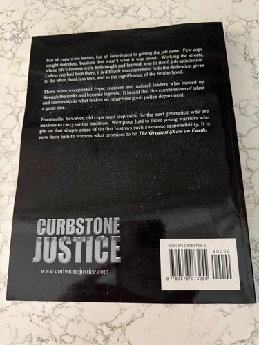 SIGNIERTE seltene CURBSTONE JUSTICE wahre Polizistengeschichten aus den 50er & 60er Jahren Bill Leahy MO - Bild 2 von 5