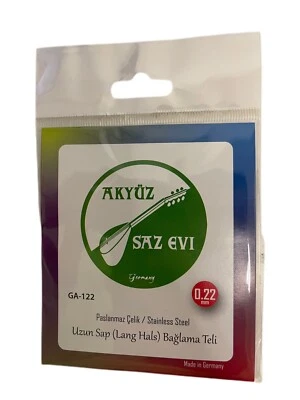 🎶Uzun Sap Tel 0,22 Saz / Baglama / Divan Teli / Cuerdas / Cuerdas AKYÜZ SAZ EVI
