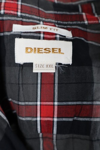 DIESEL CAMICIA UOMO TG. XXL MAN CASUAL VINTAGE SHIRT COTONE ITALY - 第 8/9 張圖片