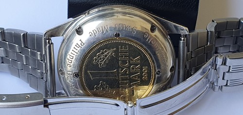 DuBois 1785 Perpetuelle Automatic DayDate fase lunar plata 925 con 1 oro fino DM - Imagen 3 de 7