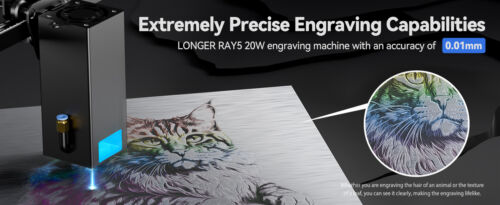 LONGER RAY5 Laser Engraver 130W - High-Precision Laser Engraving and Cutting - Bild 11 von 19