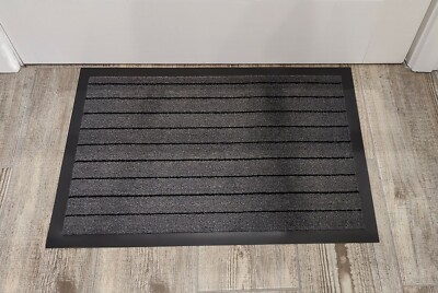 Saleté Trappeur Lourd Anti-dérapant Tapis Extérieur Bureau Maison Entrée De Gris