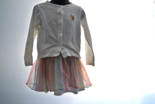 Toddler Outift by U.S. Polo Assn Size 3T White Shirt and Skirt Multicolored - Picture 19 of 20