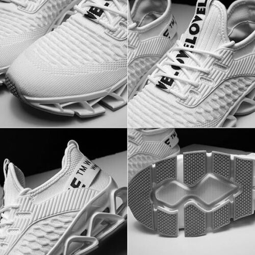 Chopben Men'S Running Shoes Blade Non Slip Fashion Sneakers Breathable Mesh Soft - Picture 4 of 13