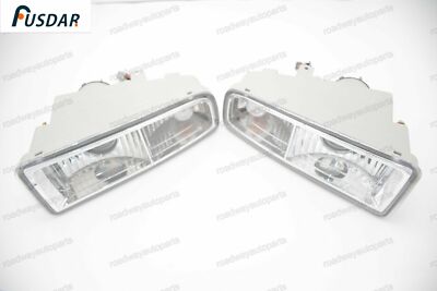New Clear Front Driving Fog Lights Bumper Lamps Pair For Lexus LX470 1998-2002