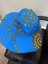 Women's Fabrics Hat Wide Large Brim UV Protection Summer Beach Sun Hat Cap.