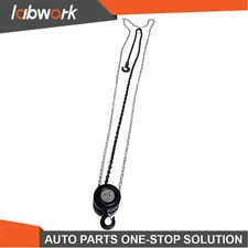 Labwork  2200 Lbs 10 Ft Hand Chain Hoist Alloy Steel G80 Chain 360° Swivel Hooks