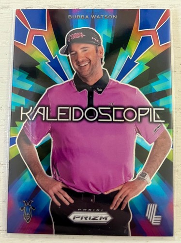 2024 Panini Prizm Liv Golf - Kaleidoscopic Bubba Watson #8 Blue Prizm /99