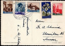 Postal History - CI from S.Marino x Switzerland 1958