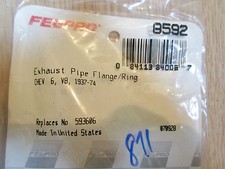 Fel-Pro 8592 Exhaust Pipe Flange Gasket Chevy 6 V8 1937-74  GM #593606 1 LOT 