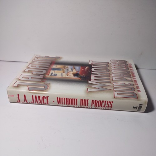 JA Jance Without Due Process SIGNED First Edition Hardcover Mystery Novel - Picture 3 of 5