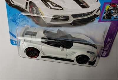 2021 Hot Wheels `19 Corvette ZR1 Convertible # GRY03 Chevy C7 Stingray 2019 HW