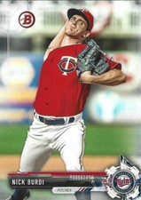 2017 Bowman Prospects #BP15 Nick Burdi - Minnesota Twins MLB Baseball Card Paper
