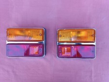 Tail lights Fiat 124 years 70 original Altissimo new with small signs..