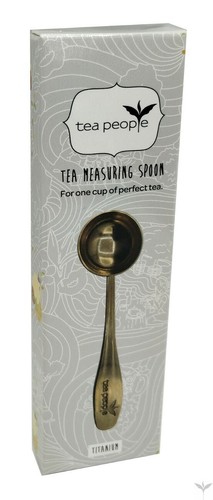 Cucchiaio misuratore da tè rivestito in titanio (oro rosa) di Tea People - Foto 2 di 5