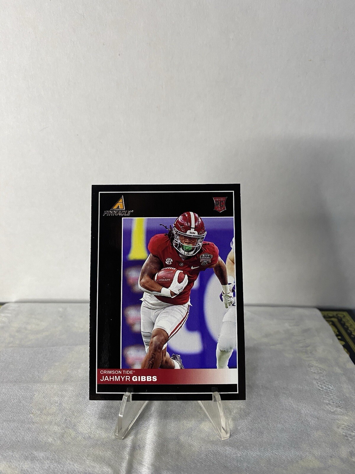 Jahmyr Gibbs RC 2023 Panini Chronicles Pinnacle Draft Picks #12 Detroit Lions