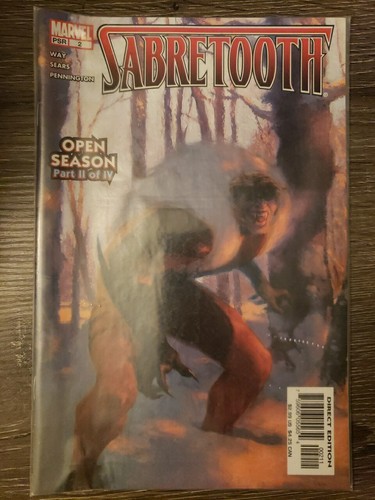 Juego completo de mini serie Sabretooth Open temporada 1-4 Marvel Comics 2004 - Imagen 4 de 5
