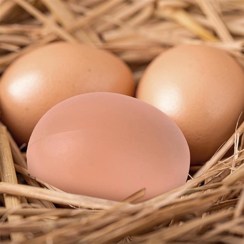 20× Fake Dummy Egg Hen Chicken Joke Prank 2" Plastic Eggs Home Kitchen Decor USA - Picture 3 of 10