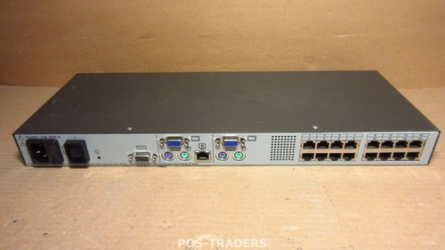 HP EO1013 396631-001 CAT5 16 port KVM Server Console Switch EXCL CABLES - 第 1/2 張圖片