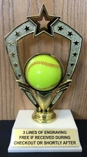 Softball Trophy - Free Engraving - Assembly Required