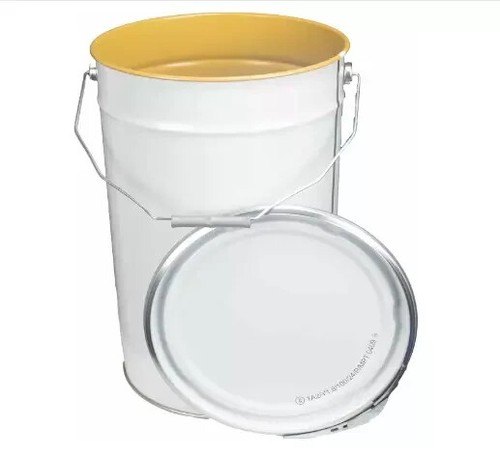 UN Approved 25 Litre Metal Pail Bucket Drum with Lid & Ring Closure - Bild 4 von 4