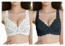 Beauforme full cup lace underwired bra full support comfort and control 34B-44DD
