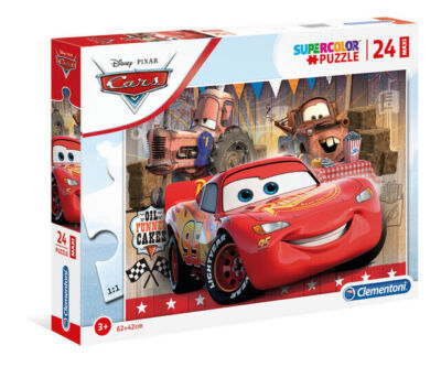 Puzzle maxi 24 elementy. Supercolor. Auta