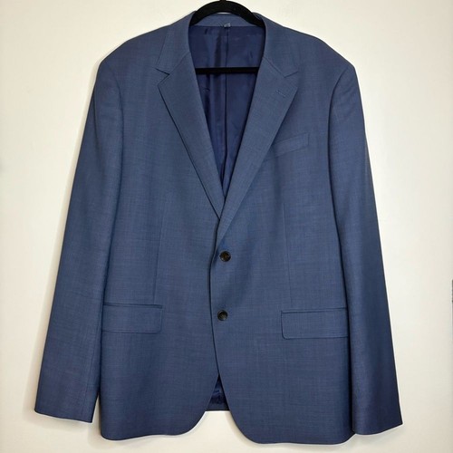 Bonobos Jetsetter 46R Blazer Blue Wool Stretch Athletic Fit Italy Fabric
