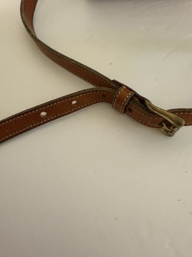 Vintage Dooney and Bourke Crossbody Purse Handbag Bag Pebbled Leather Black - Picture 5 of 12