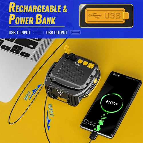 Rechargeable 3300 Lumen Work Light Magnetic LED Super Bright Portable Work light - Picture 14 of 16