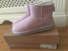 BNWB UGG Australia classic mini boots in lavender, UK 8.5