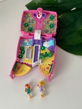 ★ Polly Pocket Emerald Garden - 2000 Püppchen 2 Feen Dose Box Stein