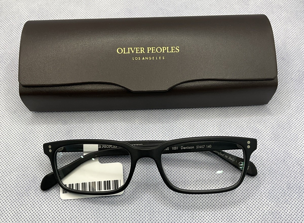 Oliver Peoples “Denison” Glasses - Matte Black - NEW | eBay