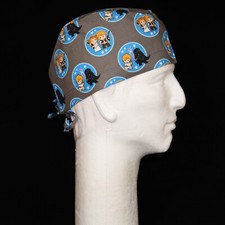 Star Wars Kawaii Characters All Over Theme Scrub Hat